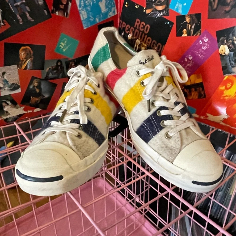Converse + Hudson's Bay Company collab Wool Jack Purcell size W:12 M:10.5 - Picture 1 of 3